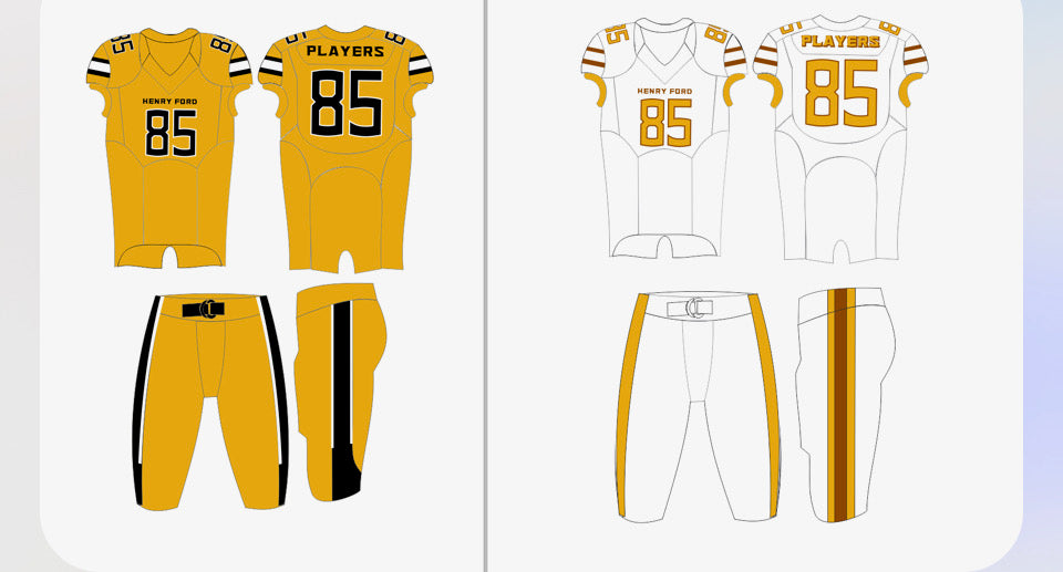 Custom Team Football Uniforms