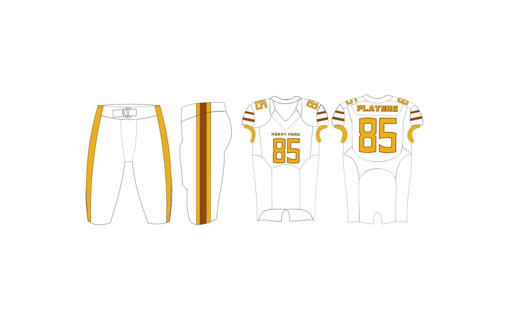 Custom Team Football Uniforms