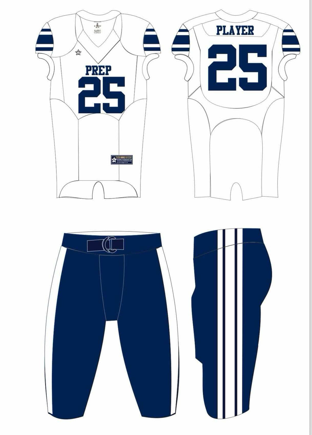 Custom Team Football Uniforms